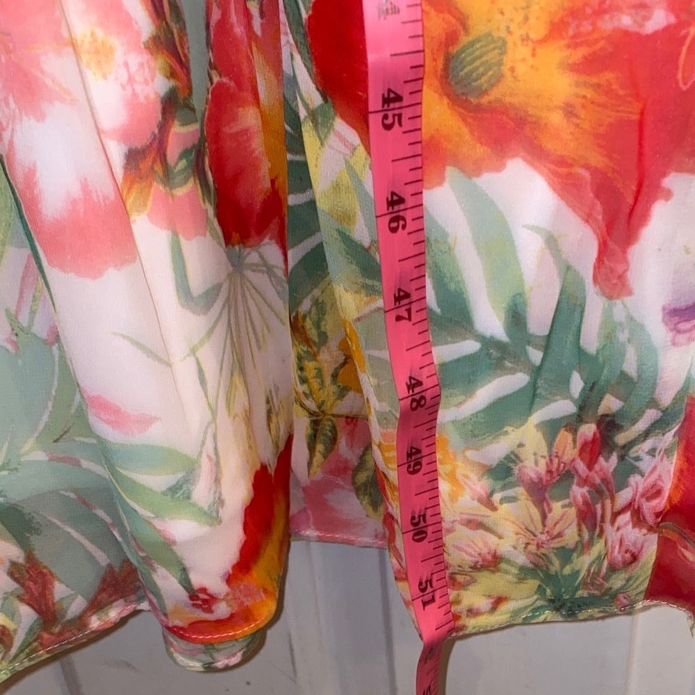 Julia Jordan Multicolor Floral Midi Skirt - Picture 10 of 15